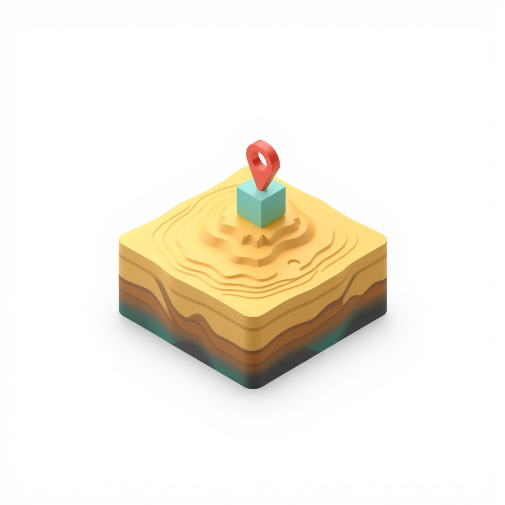 Measuring a 3D terrain block